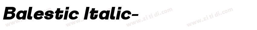 Balestic Italic字体转换 Balestic Italic字体转换